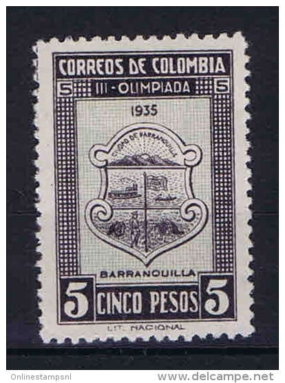 Colombia, 1935 Mi.nr. 366 MNH/**, Signed/ Signé/signiert/ Approvato - Colombia