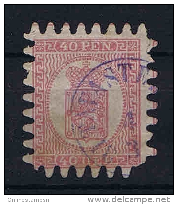 Finland  1886 Mi Nr 9 C Used  With Nice Cancel - Gebraucht