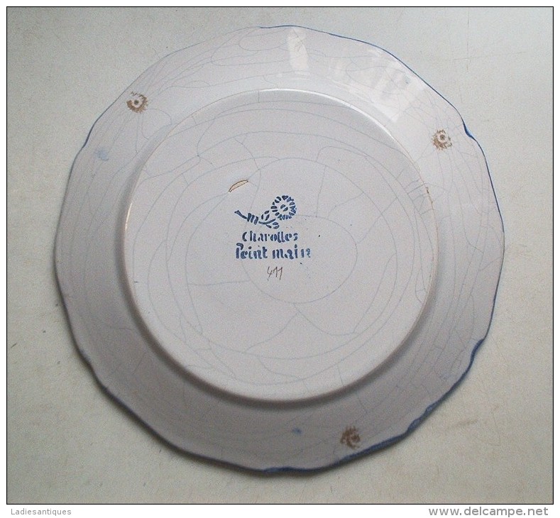 Charolles - Assiette - Bord - Plate - AS 2170 - Charolles (FRA)