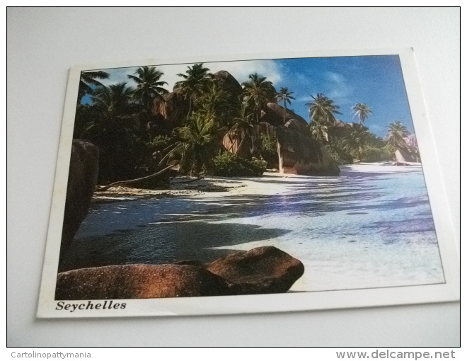 STORIA POSTALE FRANCOBOLLO COMMEMORATIVO  Seychelles Anse Source D'Argent La Digue - Seychelles