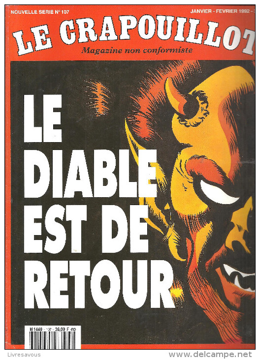 Le Crapouillot Nouvelle Série N° 107 Janv/Févr 1992 Le Diable Est De Retour - Humour