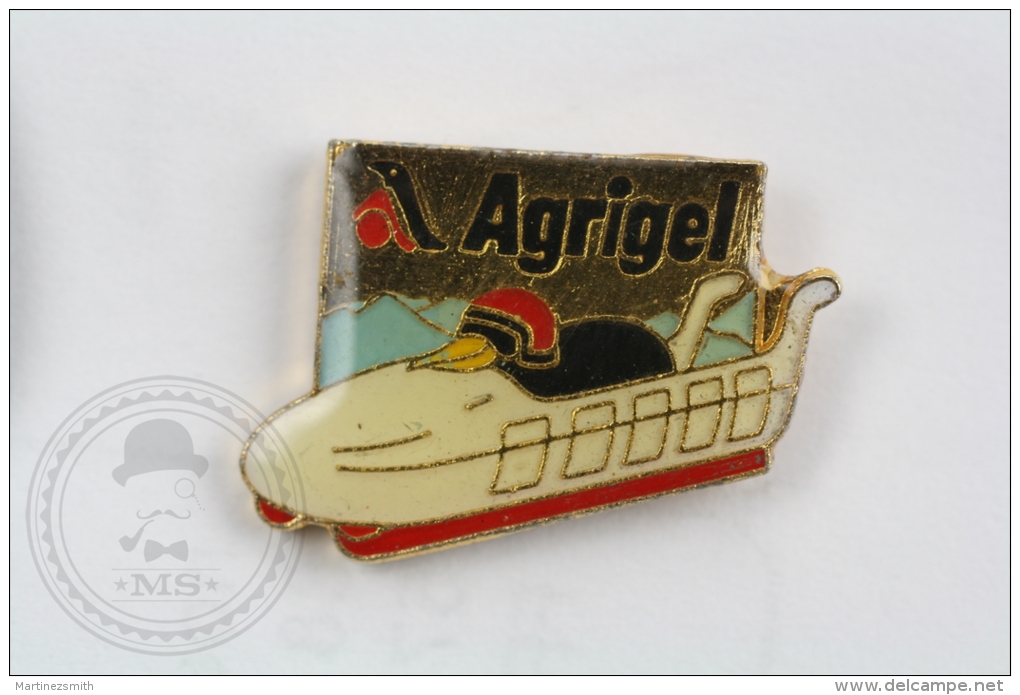 Agrigel Advertising -  Bobsleigh - Pin Badge #PLS - Invierno
