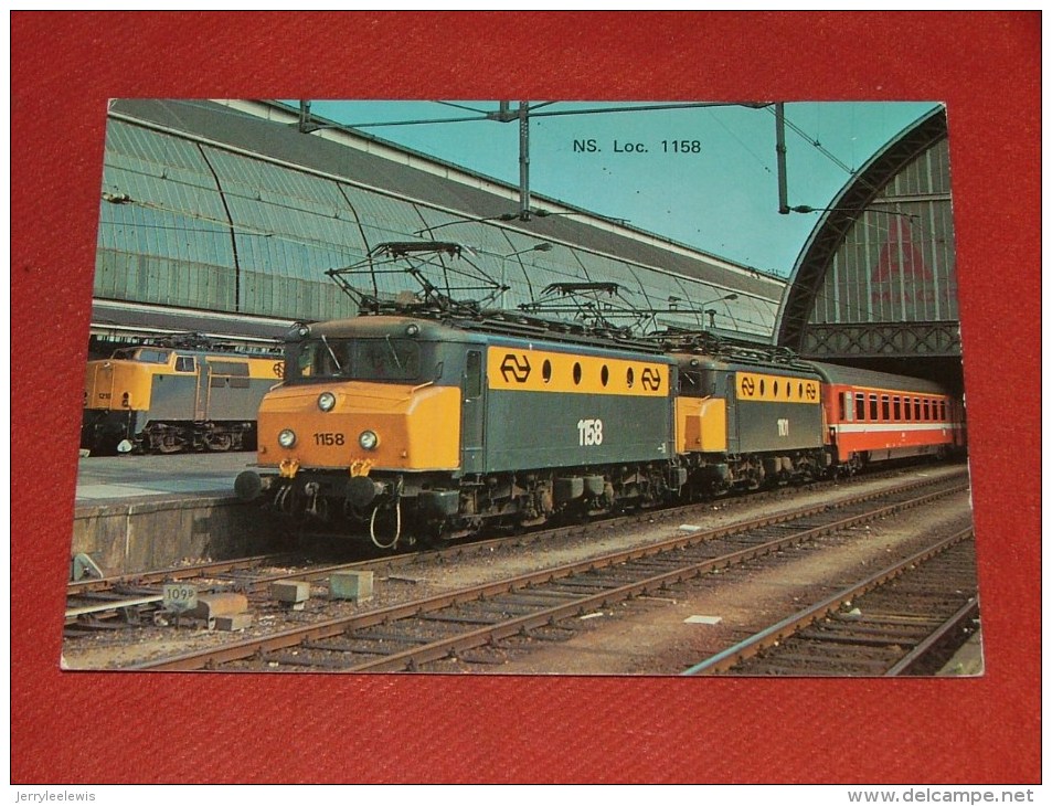 NEDERLAND - PAYS-BAS -  Trein  - Train  - NS Loc. 1158 - Autres & Non Classés