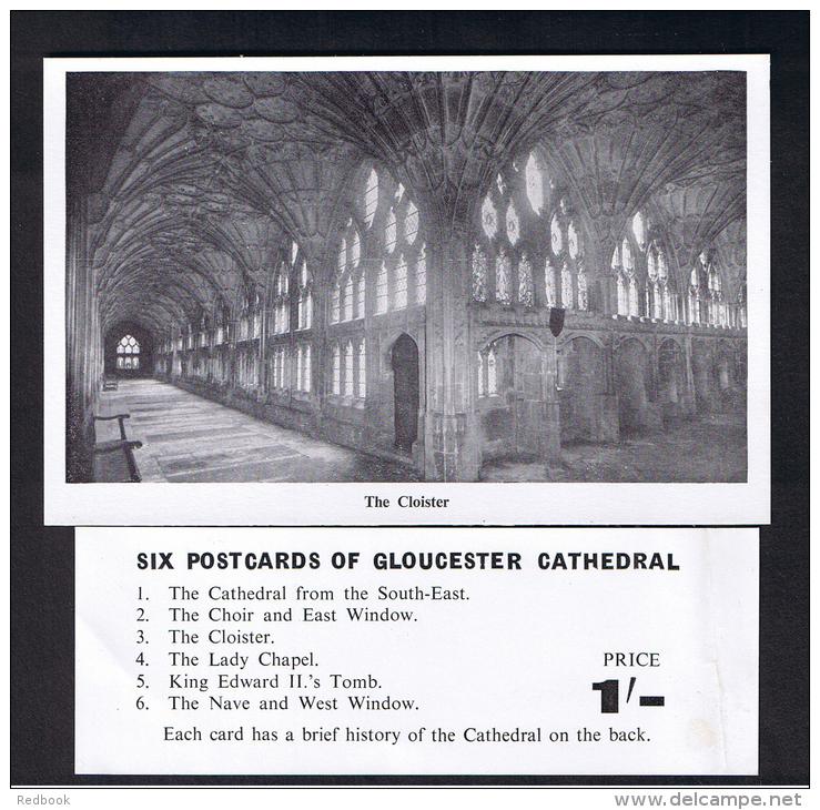 RB 989 - 6 Unused Postcards - Gloucester Cathedral - Gloucestershire - Gloucester