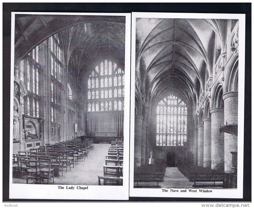 RB 989 - 6 Unused Postcards - Gloucester Cathedral - Gloucestershire - Gloucester