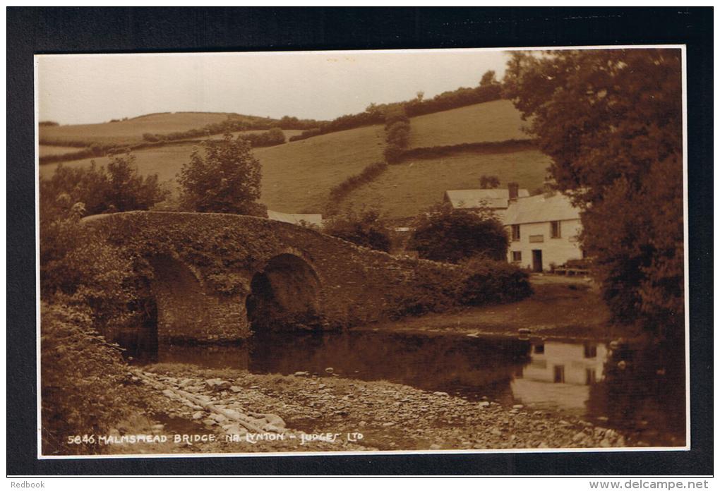 RB 990 - Judges Real Photo Postcard - Malmsmead Bridge Near Lynton - Devon - Lynmouth & Lynton