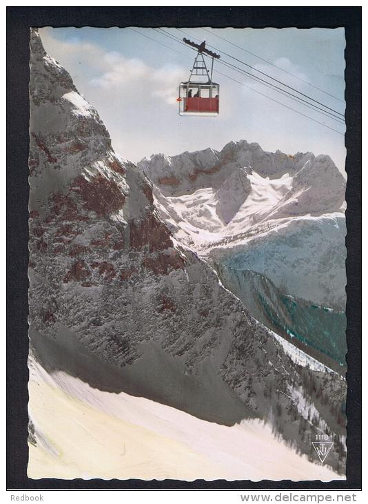 RB 990 - Real Photo Postcard - Cable Car - Tiroler Zugspitzbahn - Ehrwald Austria - Super Cachet 1.80s To New Zealand - Ehrwald