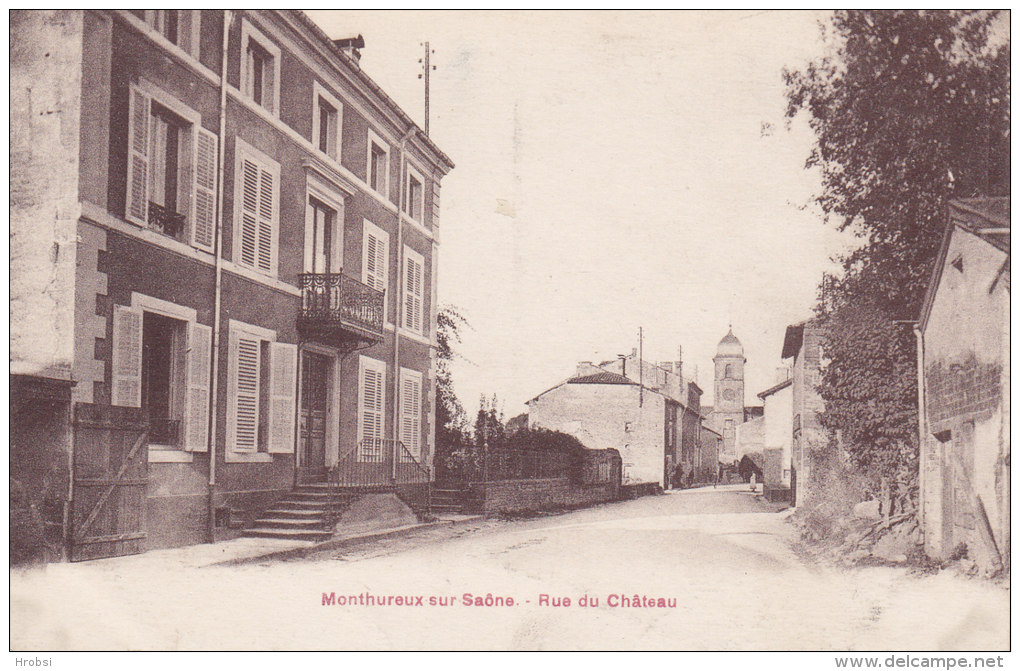 MONTHUREUX SUR SAONE,  Rue Du Château, écrite - Monthureux Sur Saone