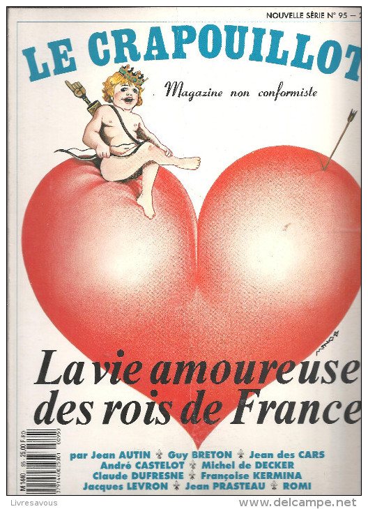 Le Crapouillot Nouvelle Série N° 95 Septembre1987 La Vie Amoureuse Des Rois De France - Humour