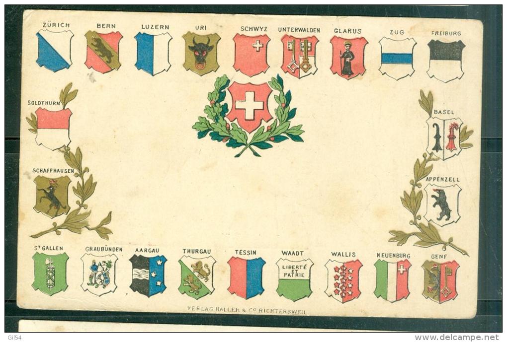 Blasons Des Cantons De Suisse -EAB78 - St. Anton