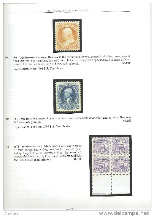 Brian Little US Stamps Auction Catalog # 307,Rare US Postage & Postal History,VF - Catalogi Van Veilinghuizen