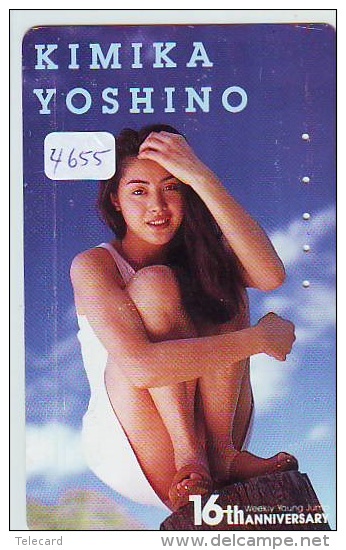 Télécarte Japon EROTIQUE (4655) EROTIC *  Japan PHONECARD EROTIK * BIKINI GIRL * FEMME  SEXY LADY - Moda