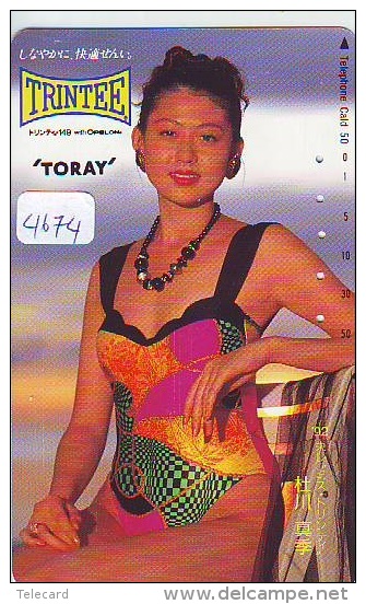 Télécarte Japon EROTIQUE (4674) EROTIC * TRINTEE *  Japan PHONECARD EROTIK * BIKINI GIRL * FEMME  SEXY LADY - Moda