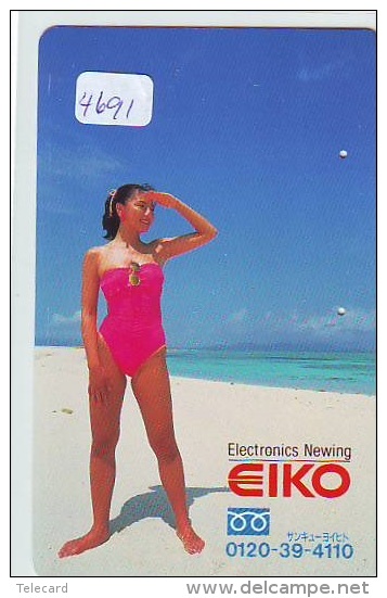 Télécarte Japon EROTIQUE (4691) EROTIC * *  Japan PHONECARD EROTIK * BIKINI GIRL * FEMME  SEXY LADY - Moda