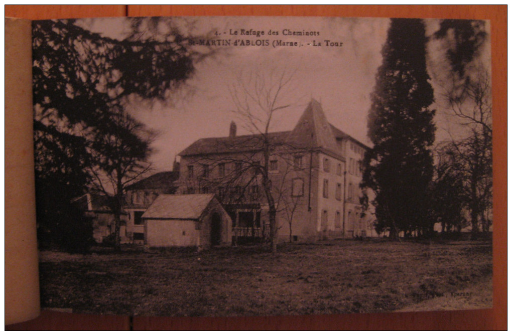 Recueil De 12 CPA Maison De Retraite De St Martin D'Ablois Le Refuge Des Cheminots - Other & Unclassified