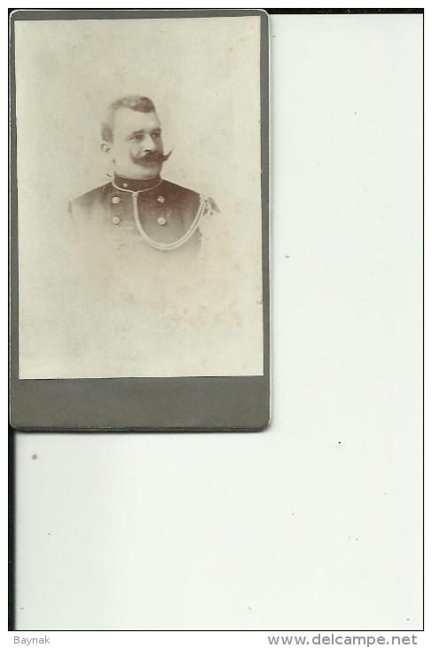 CDV63  --  CABINET  PHOTO,  CDV   --   1902  --   BERCHEM, ANVERS, BELGIE --   10,5 Cm X 6,5 Cm - Guerre, Militaire
