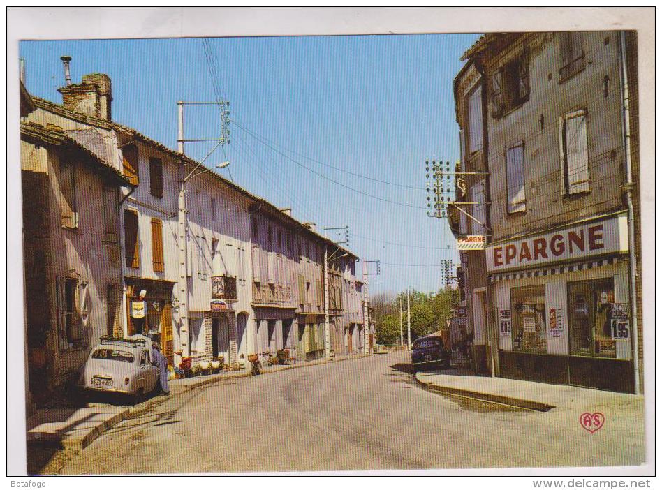 CPM DPT 81 SALVAGNAC , LA GRAND  RUE En 1977!! - Salvagnac