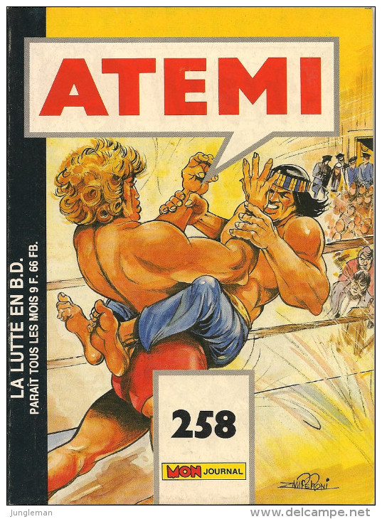 Atémi N° 258 - Editions Aventures Et Voyages - Mensuel - Avec Puma Noir - Top Secret - Black Jack - Mars 1989 - TBE - Atemi