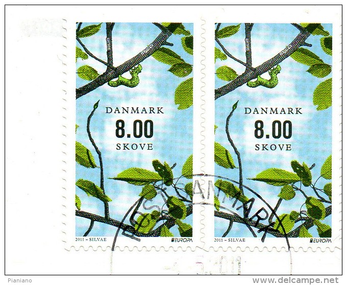 PIA - DANIMARCA - 2011 : Europa - (YVERT  927-28) - Used Stamps