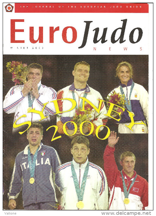 RARE : Journal Euro JUDO Hiver 2000 - Arti Martiali