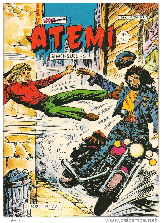 Atémi N° 129 - Editions Aventures Et Voyages - Bimensuel - Avec Panthéra - Sergent Jim - Steve Dallas - Avril 1982 - BE - Atemi