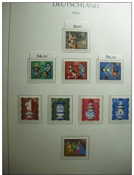 BERLIN COLLECTION 1970-90 COMPLETE NEUVE **/MNH EN RELIURE LEUCHTTURM Y&T 1300 €