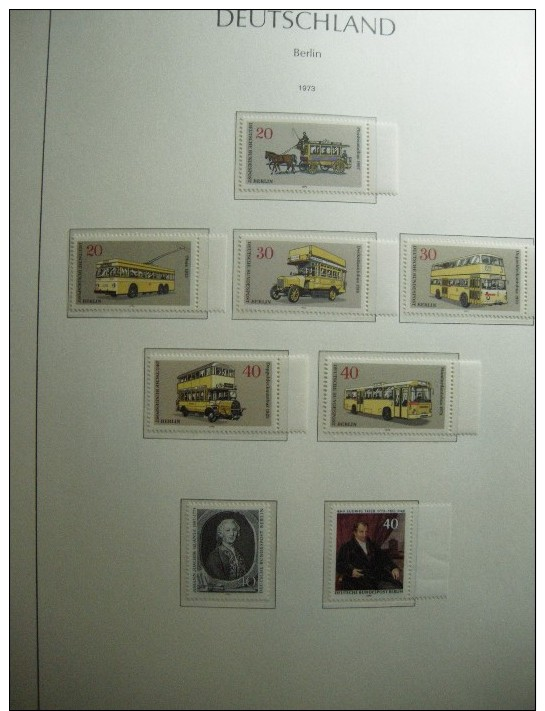 BERLIN COLLECTION 1970-90 COMPLETE NEUVE **/MNH EN RELIURE LEUCHTTURM Y&T 1300 €