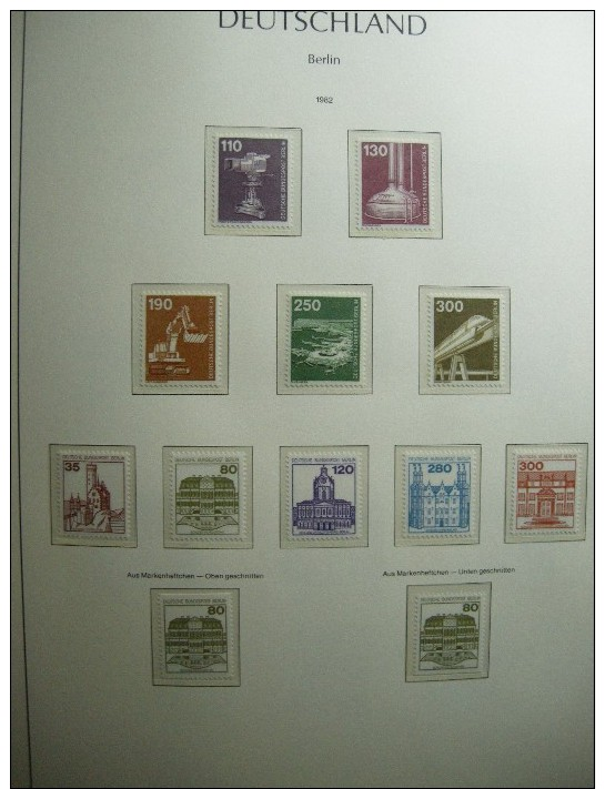 BERLIN COLLECTION 1970-90 COMPLETE NEUVE **/MNH EN RELIURE LEUCHTTURM Y&T 1300 €