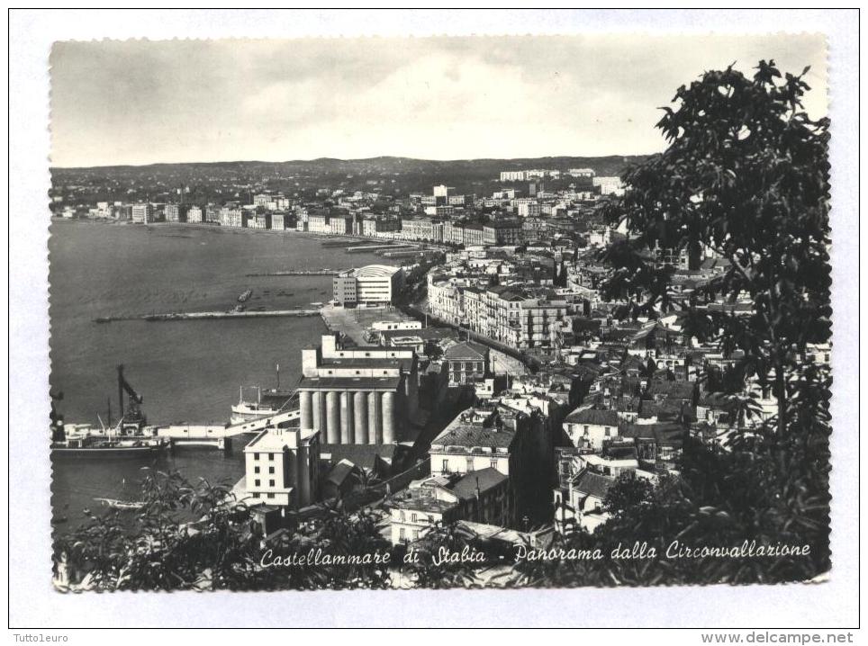 CASTELLAMMARE DI STABIA - NAPOLI - 1966 - PANORAMA DALLA CIRCONVALLAZIONE - Castellammare Di Stabia