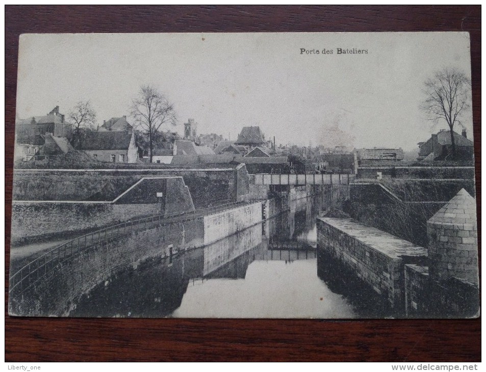 La Porte Des BATELIERS (??) Maubeuge FR - Anno 1917 Feldpost ( Voir / See Scans ) ! - Maubeuge