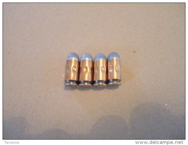 4 Cartouches De Manipulation Cal 9mm MAKAROV (inerte) - Equipment