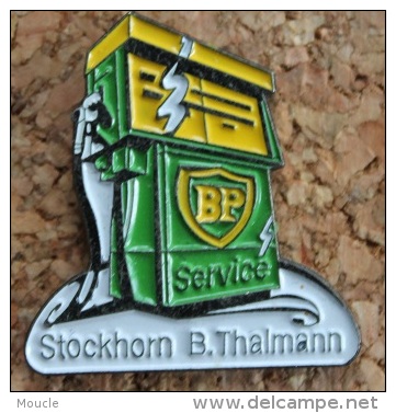 COLONNE A ESSENCE  BP SERVICE - STOCKORN - B.THALMANN  -   (NOIR) - Carburantes