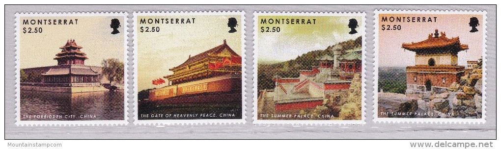 Montserrat 2013 China Summer Palace Temple MNH ** - Montserrat