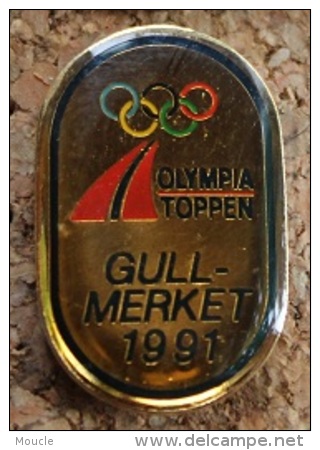 JEUX OLYMPIQUES - OLYMPIA TOPPEN - GULLMERKET 1991        -   (NOIR) - Jeux Olympiques