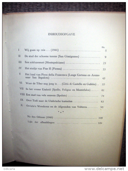 Verborgen Schoonheid Van Toscane En Umbrië - Carel Scharten - 1958 - Géographie