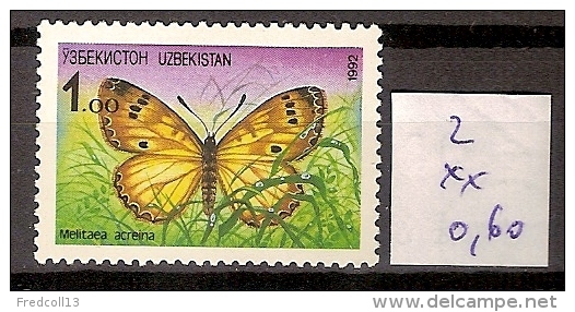 Ouzbékistan 2 ** Côte 0.60 € - Uzbekistan