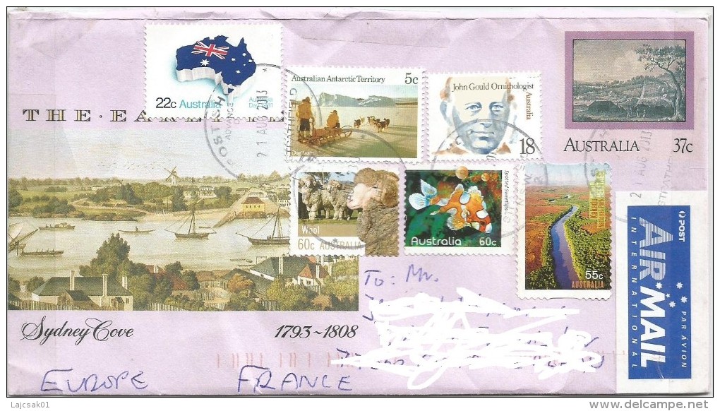 Jp AUSTRALIA  2013. AIR MAIL PAR AVION Cover Sent To France - Briefe U. Dokumente