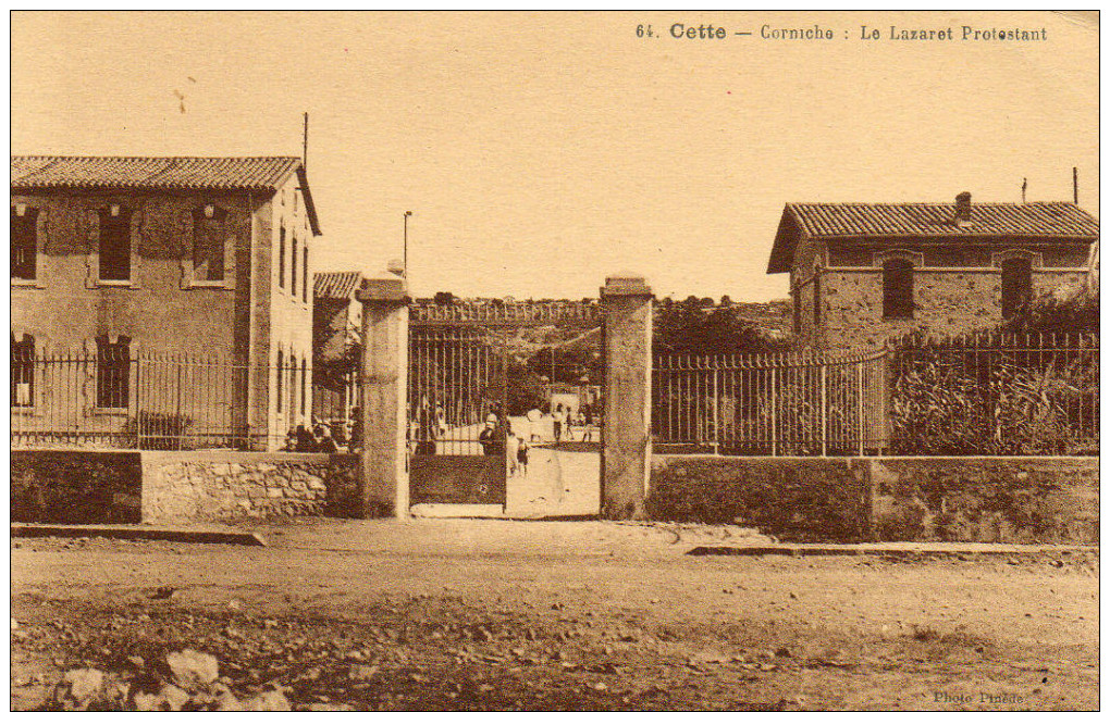 20.  CETTE - Le Lazaret Protestant - Sete (Cette)