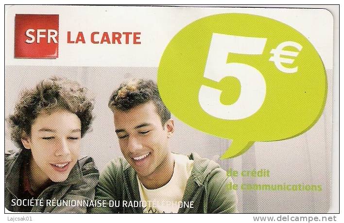 Reunion  SFR LA CARTE 5 EUR Mint New - Réunion