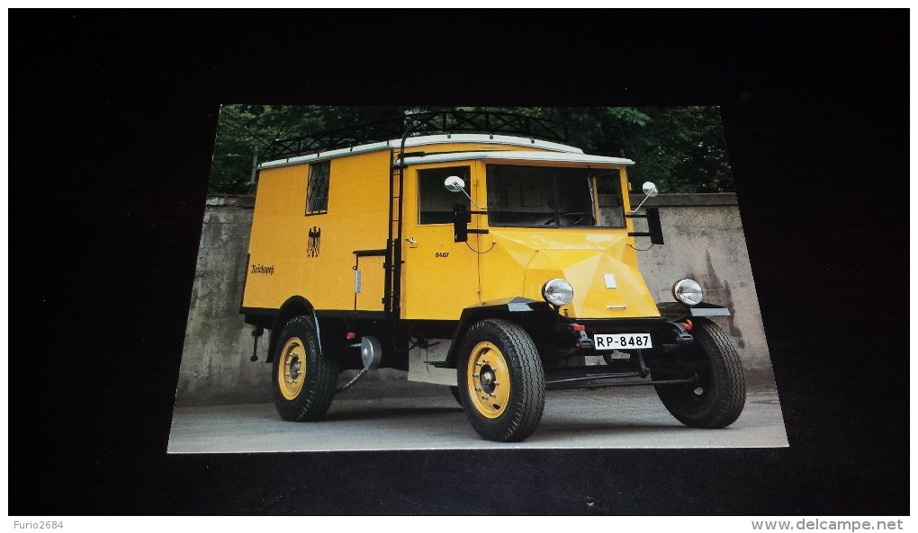 C-9770 CARTOLINA HANSA-LIOYD ELEKTRO-PAKETZUSTELLWAGEN 1928 - CAMION - Trucks, Vans &  Lorries