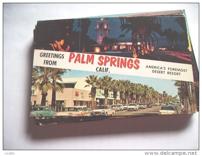 America USA CA Palm Springs Greetings - Palm Springs