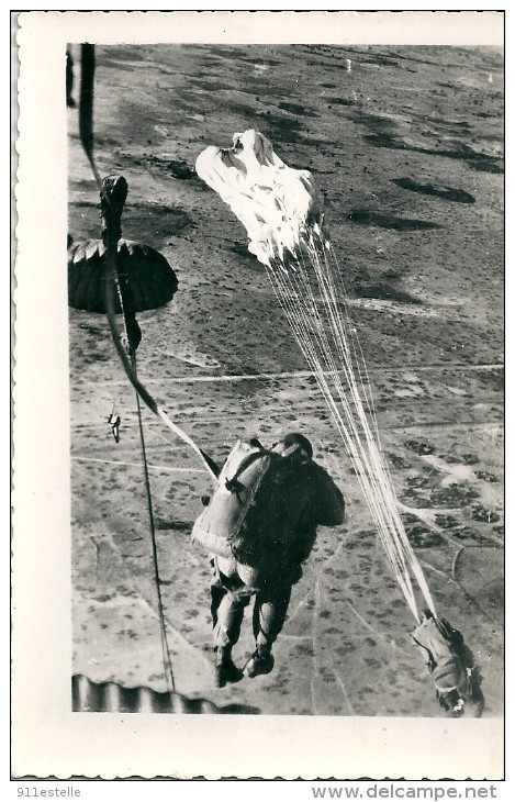 64  PAU -  Parachutisme - Camp  D'ASTRA  , SAUT     ,Carte  Photo - Parachutisme