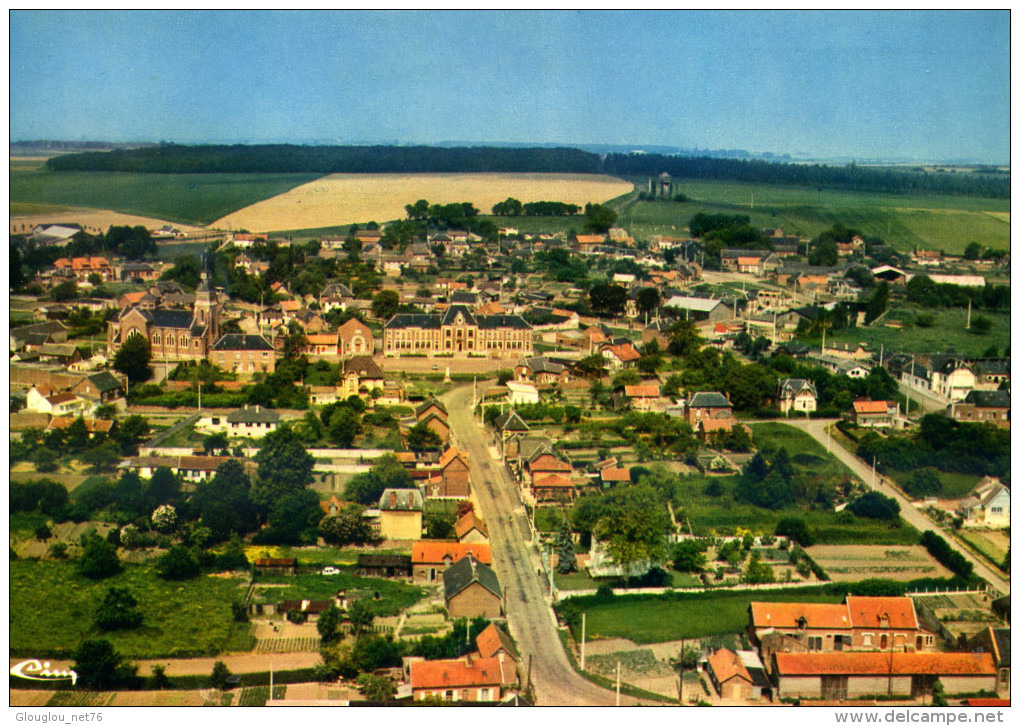 80-COMBLES...VUE GENERALE AERIENNE..CPM - Combles