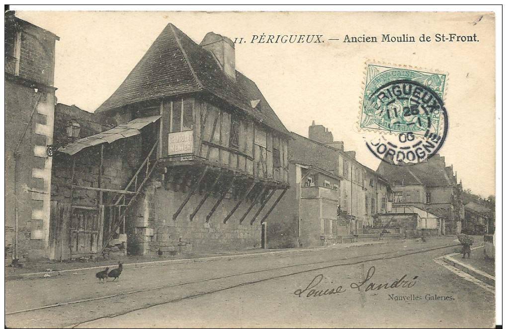 PERIGUEUX ( Dordogne ) -  ANCIEN MOULIN DE SAINT-FRONT -  1906 - Périgueux