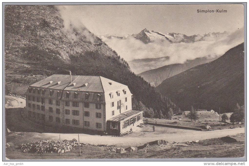 VS SIMPLON-KULM 1909-VII-30 Brig  Foto Louis Burgy #3679 - Simplon