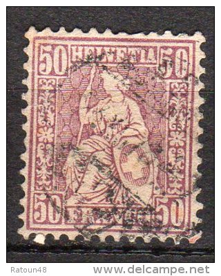 N° 48 - Oblitéré -Helvetia Assise   -  - SUISSE - Used Stamps