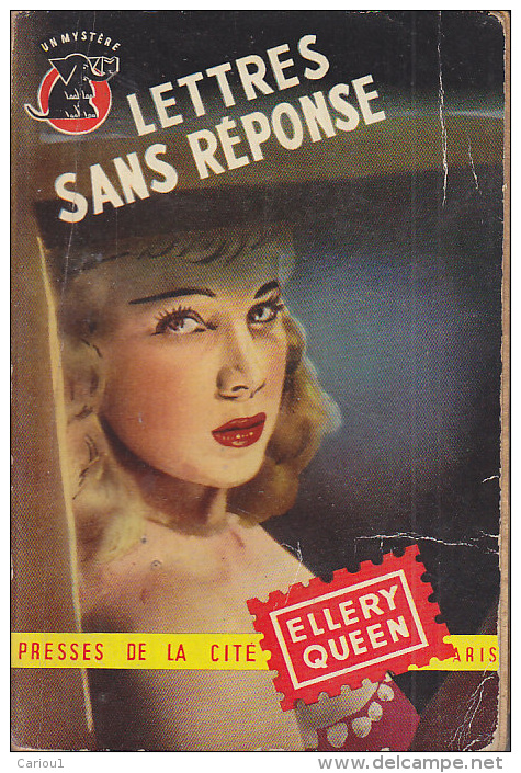 C1 ELLERY QUEEN - LETTRES SANS REPONSE Un Mystere 1954 The Scarlet Letters - Presses De La Cité