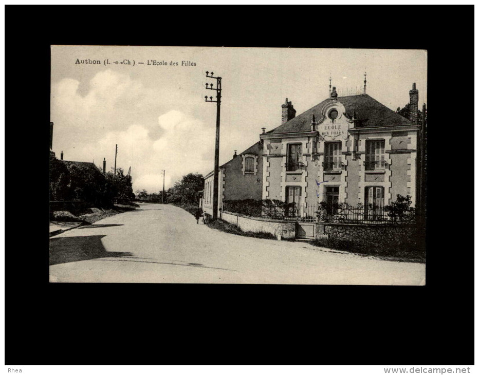 41 - AUTHON - école Des Filles - Autres & Non Classés