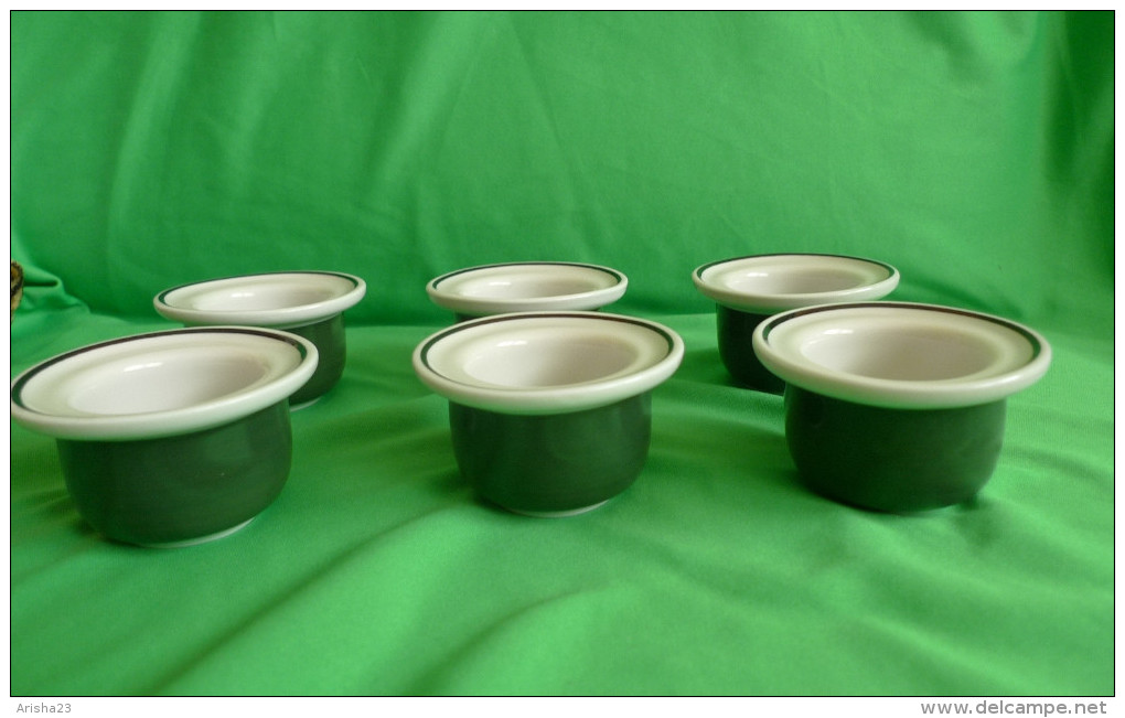 Vintage Retro RORSTRAND VDN P555 SWEDEN Set Of 6pcs Egg Cup Home Decor - Rörstrand (SWE)