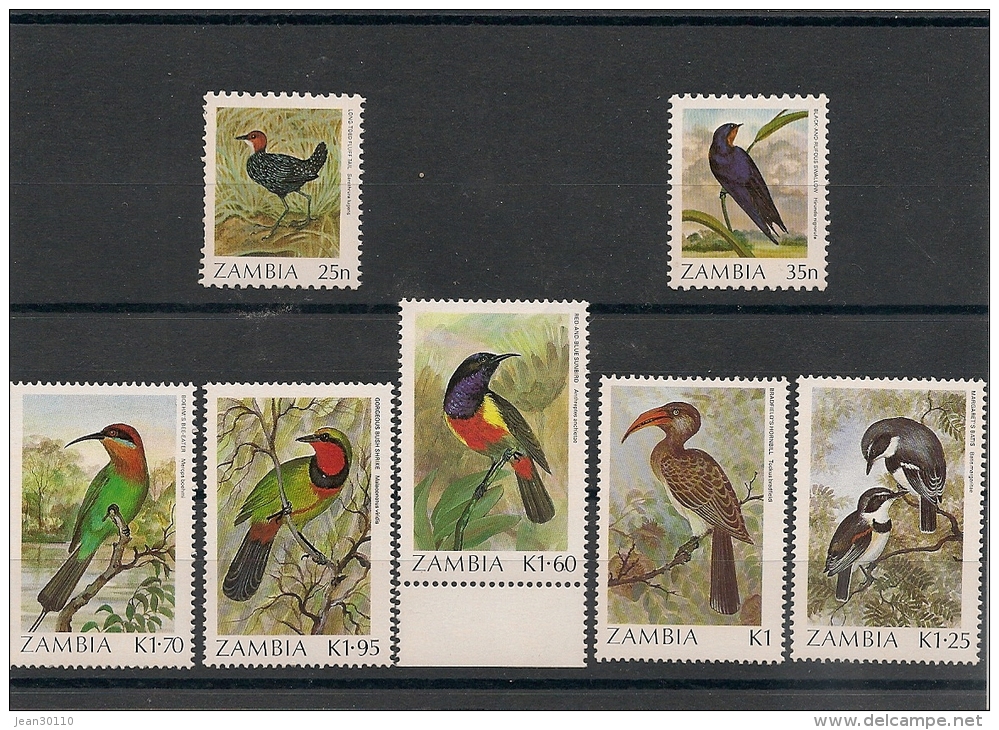 ZAMBIE N° Y/T : 376/382** Côte : 22,00 - Zambia (1965-...)